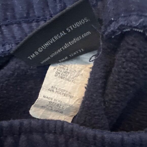 Universal Studios 1912 Navy Blue Jogger Sweatpants Size S Cotton/Polyester Blend - Picture 5 of 5